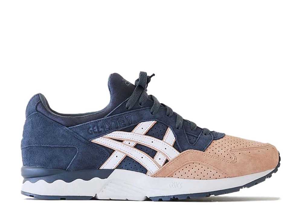 キス 10TH×アシックス ゲルライト5 サーモントゥ KITH 10TH×Asics Gel-Lyte 5 Salmon Toe 1201A542-700