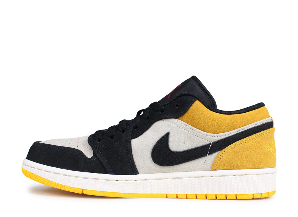 ナイキ エアジョーダン 1 ロー セイル ゴールド ブラック Nike Air Jordan 1 Low Sail University 553558-127