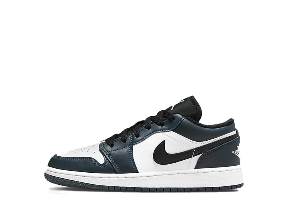 ナイキ GS エアジョーダン1 ロー ダークティール Nike GS Air Jordan 1 Low Dark Teal 553560-411