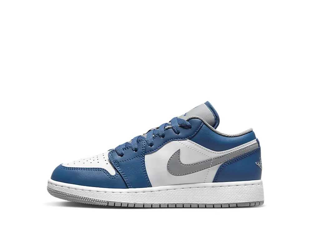 ナイキ GS エアジョーダン1 ロー トゥルー ブルー Nike GS Air Jordan 1 Low True Blue 553560-412