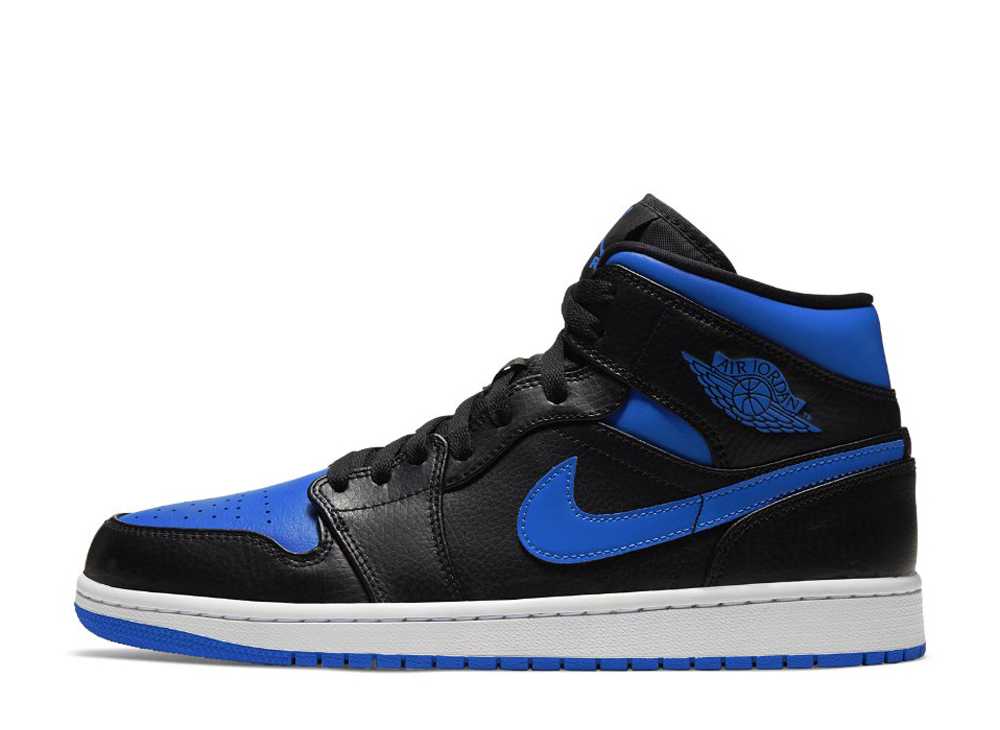 ナイキ エア ジョーダン 1 ミッド ロイヤル 2019 NIKE AIR JORDAN 1 MID BLACK/BLUE 554724-068