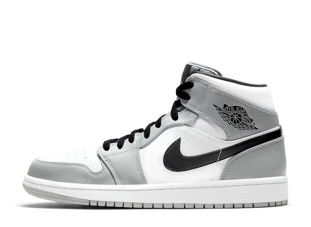 ナイキ エア ジョーダン1 ミッド ライトスモークグレー Nike Air Jordan 1 Mid Light Smoke Grey 554724-092