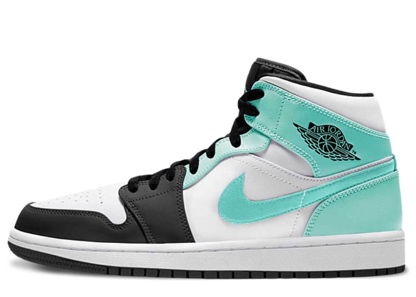 ナイキエアジョーダン1ミッドアイスランドグリーン Nike Air Jordan 1 Mid Iceland Green 554724-132