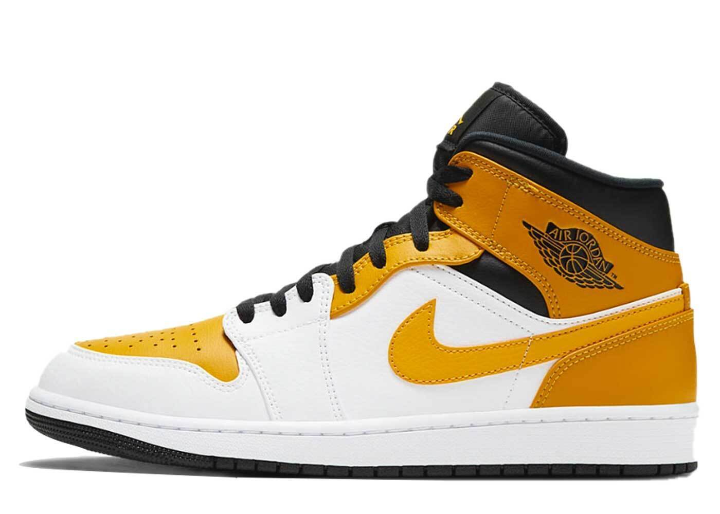 ナイキ エアジョーダン1 ミッドユニバーシティゴールド Nike Air Jordan 1 Mid UniversityGold 554724-170