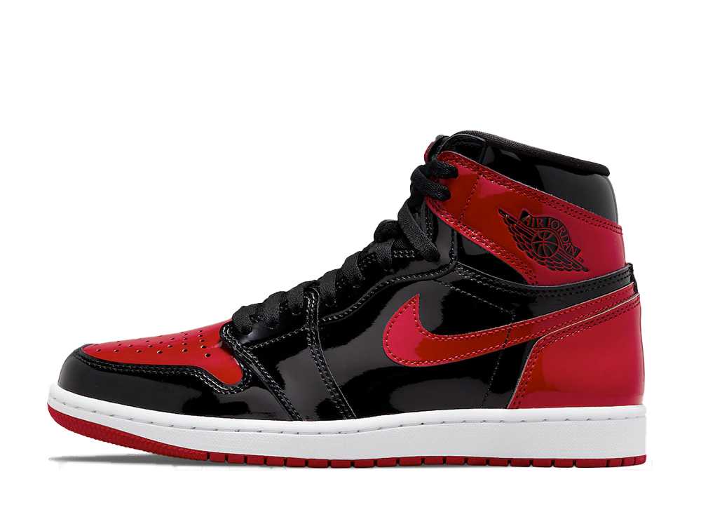 ナイキ エアジョーダン1 ハイ OGブレッドパテント Nike Air Jordan 1 High OG Bred Patent 555088-063