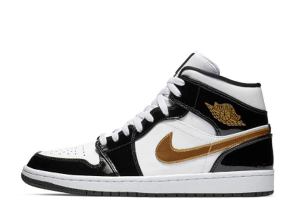 ナイキ エアジョーダン1 ミッド SE メタリックゴールド Nike Air Jordan 1 Mid SE Metallic Gold 852542-007