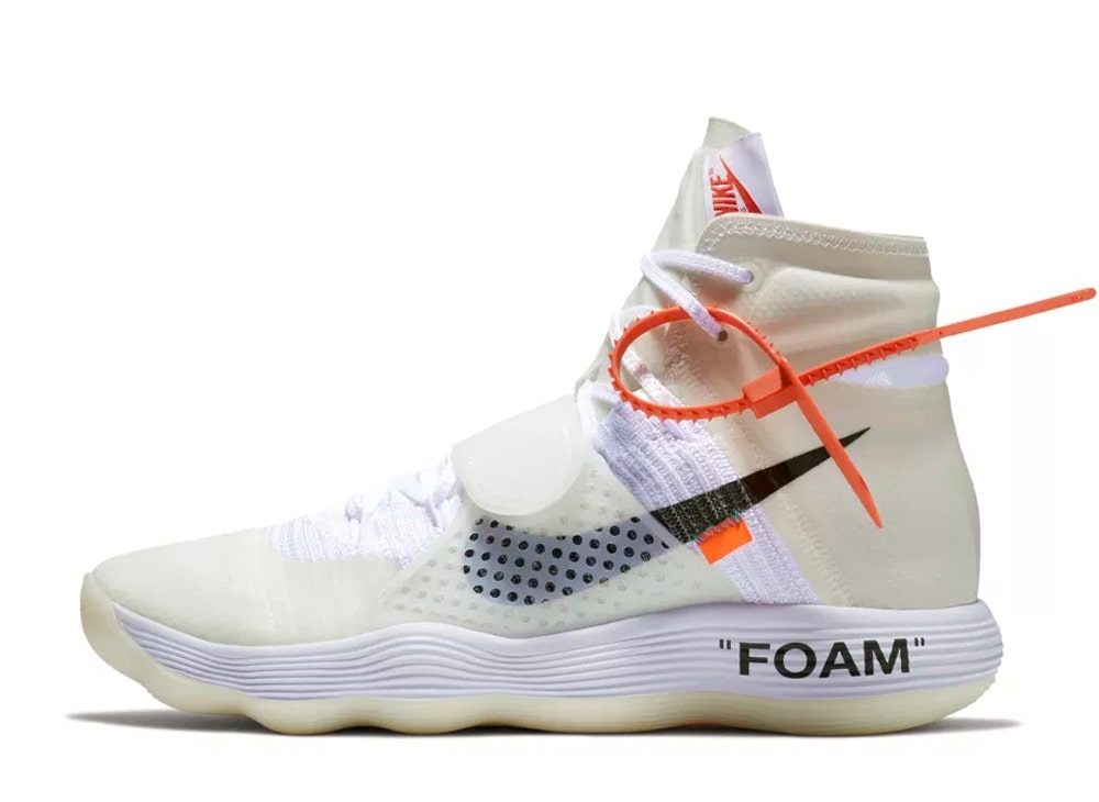 オフホワイト×ナイキ ザテン リアクト2017 OFF-WHITE × NIKE THE TEN REACT HYPERDUNK2017 AJ4578-100