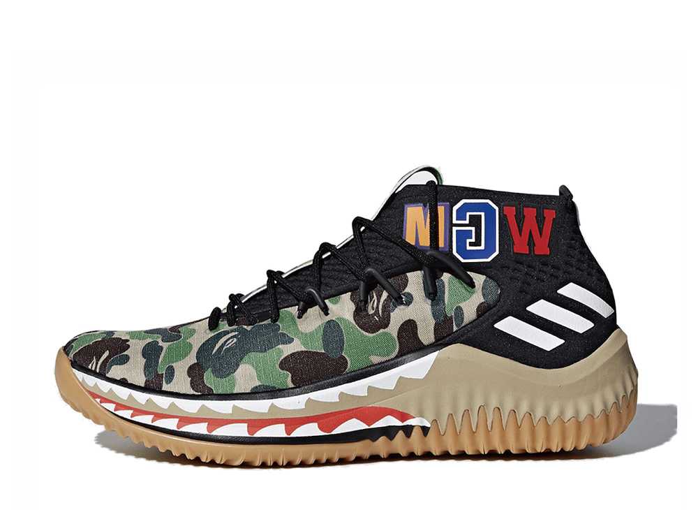 アベイシングエイプ×アディダス デイム4パックグリーン A BATHING APE×ADIDAS DAME 4 PACK GREEN AP9974