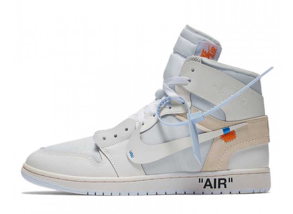 オフホワイト×ナイキ エアジョーダン1 ホワイト OFF-WHITE × NIKE AIR JORDAN 1 WHITE AQ0818-100