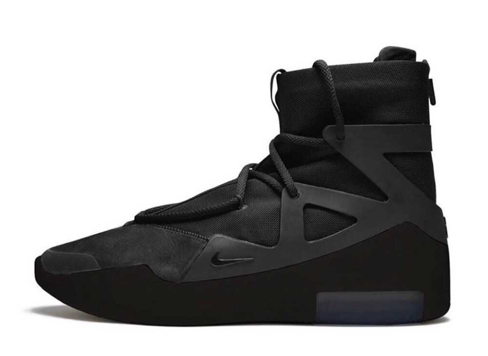 ナイキ エア フィアオブ ゴッド 1 トリプルブラック Nike Air Fear of God 1 Triple Black AR4237-005