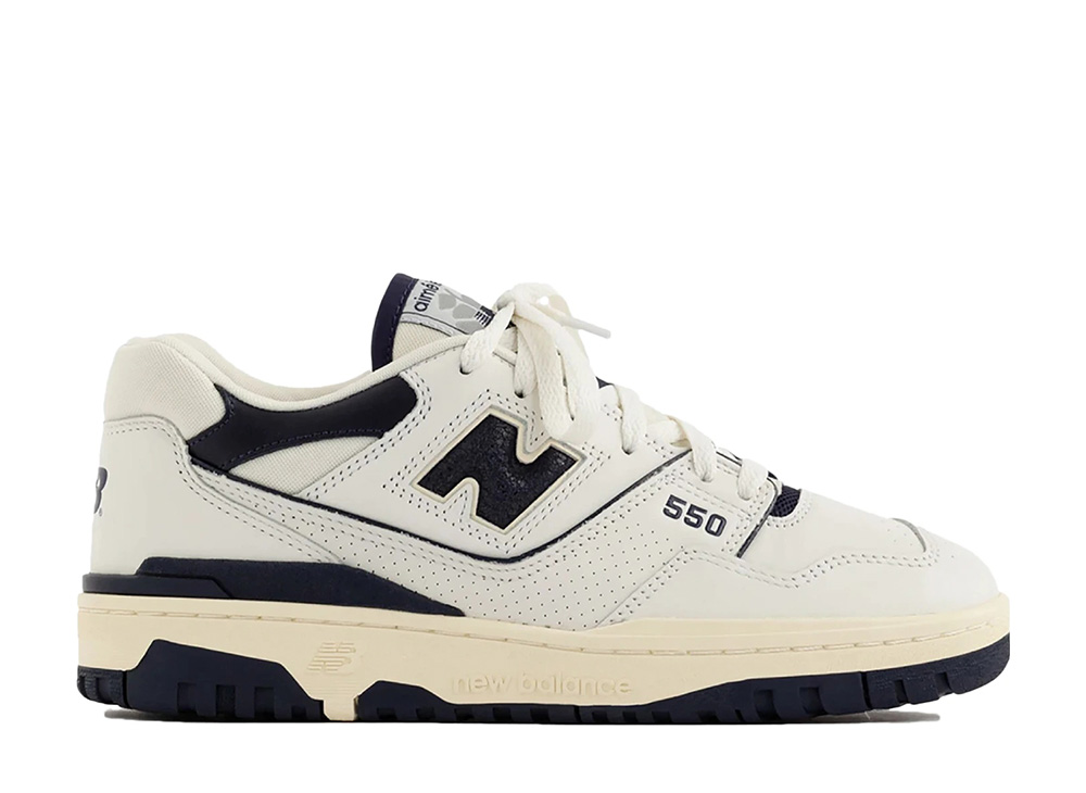 エメ レオンドレ×ニューバランスP550ホワイトネイビー AIM? LEON DORE×NEW BALANCE P550OXFORDWHITENAVY BB550ALF