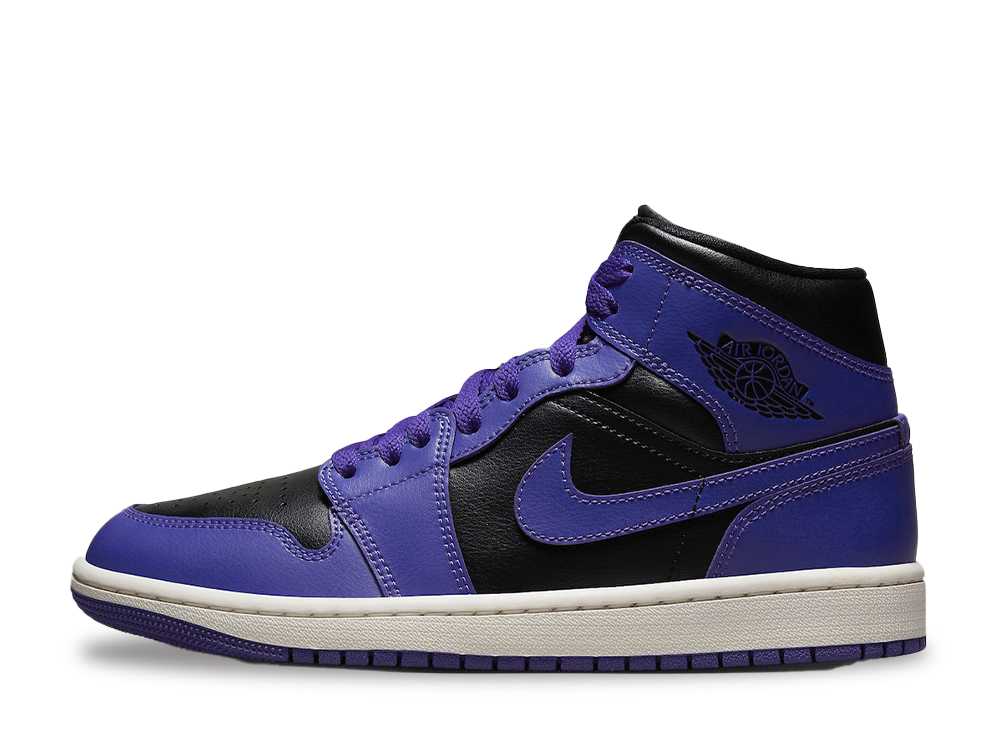 ナイキ ウィメンズ エアジョーダン1 ミッド Nike WMNS Air Jordan1 Mid Purple Black BQ6472-051