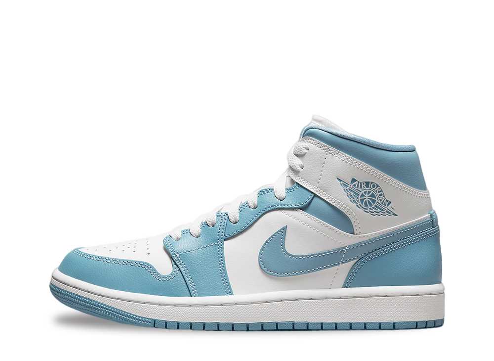 ナイキ ウィメンズ エアジョーダン1 ミッド ブルー Nike WMNS AirJordan1 Mid University Blue BQ6472-141