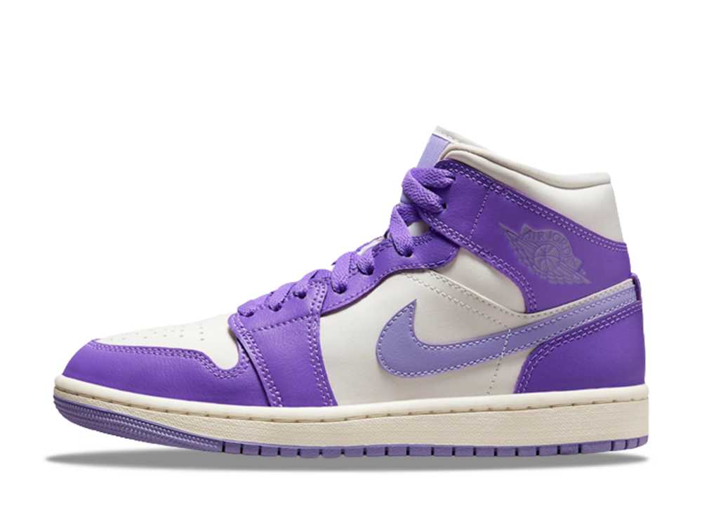 ナイキ ウィメンズ エアジョーダン1 ミッド アクショングレープ Nike WMNS Air Jordan1 Mid Action Grape BQ6472-504