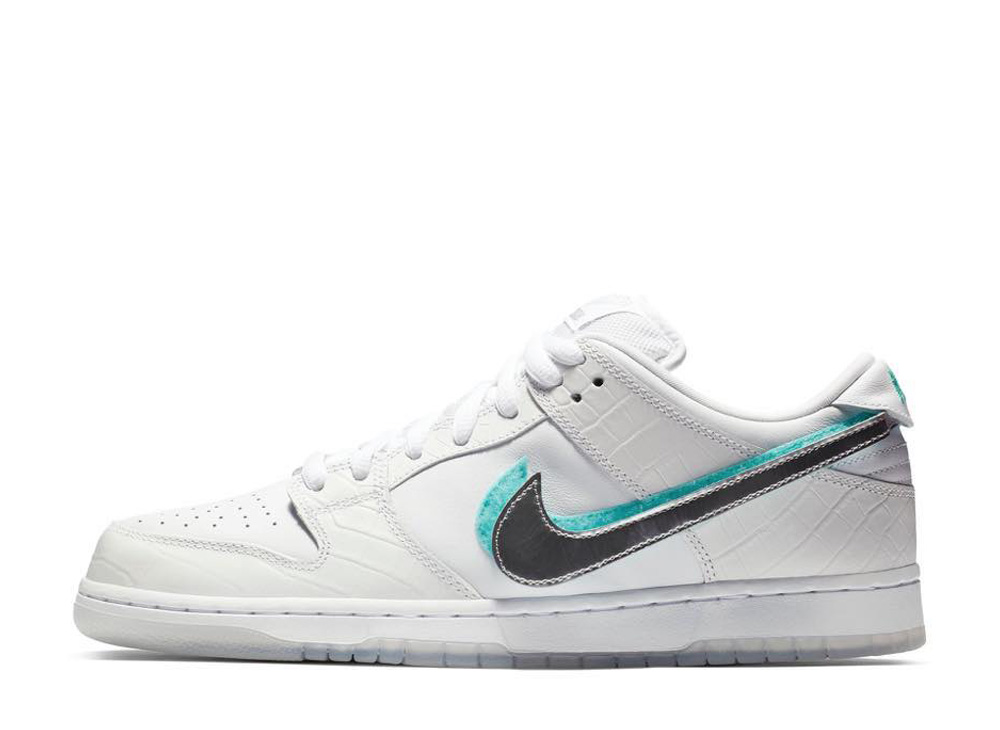 ダイアモンドサプライ×ナイキSB ダンク ロー プロ ホワイト DIAMOND SUPPLY CO×NIKE SB DUNK LOW BV1310-100