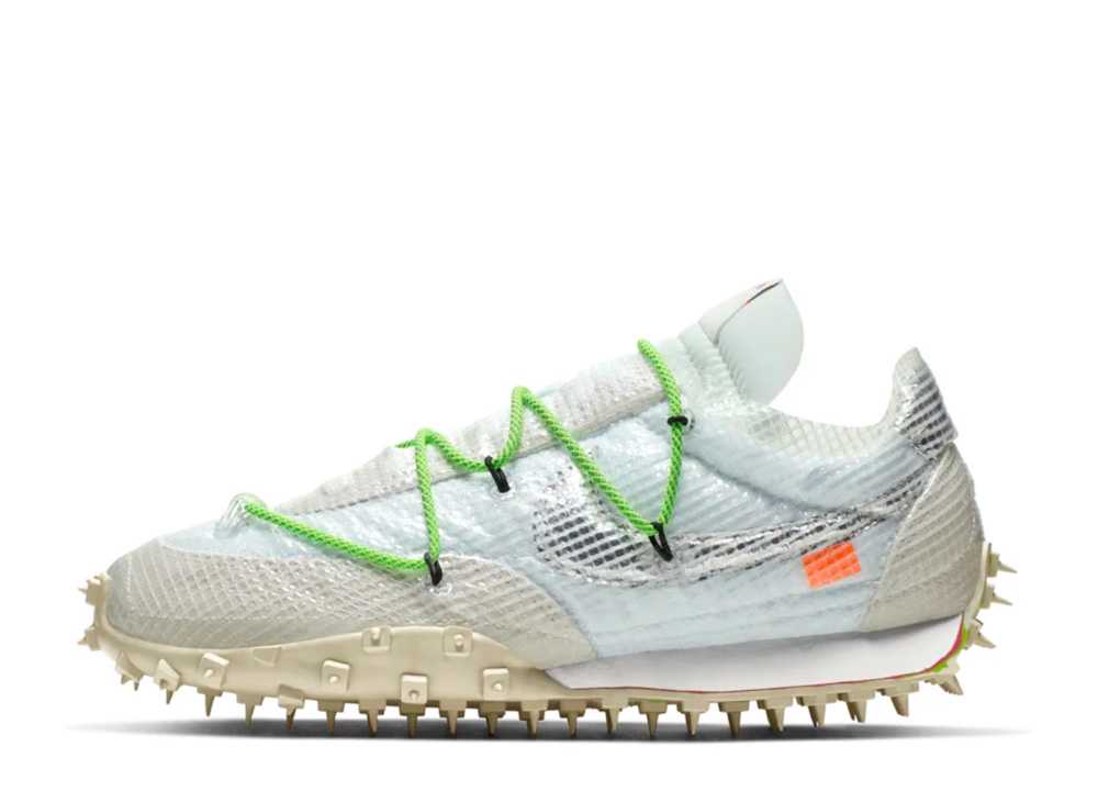 オフホワイト ワッフル レーサー Off-White × Nike Waffle Racer White Womens CD8180-100