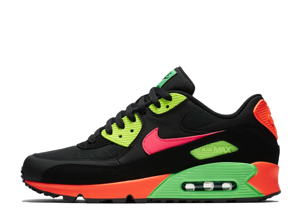 ナイキエアマックス90ネオンハイパークリムゾングリーン NikeAirMax90NeonBlackHyperCrimsonGreenStrike CI2290-064