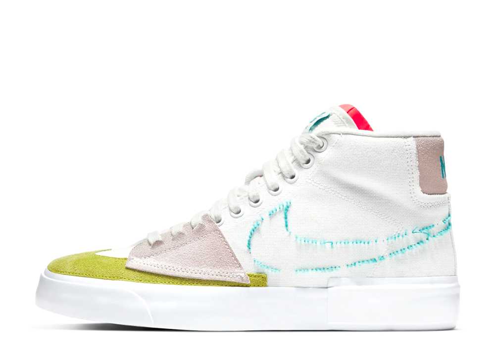 ナイキ SB ブレザー ミッド エッジ サミットホワイト Nike SB Blazer Mid Edge Summit White/Orange Aqua CI3833-101