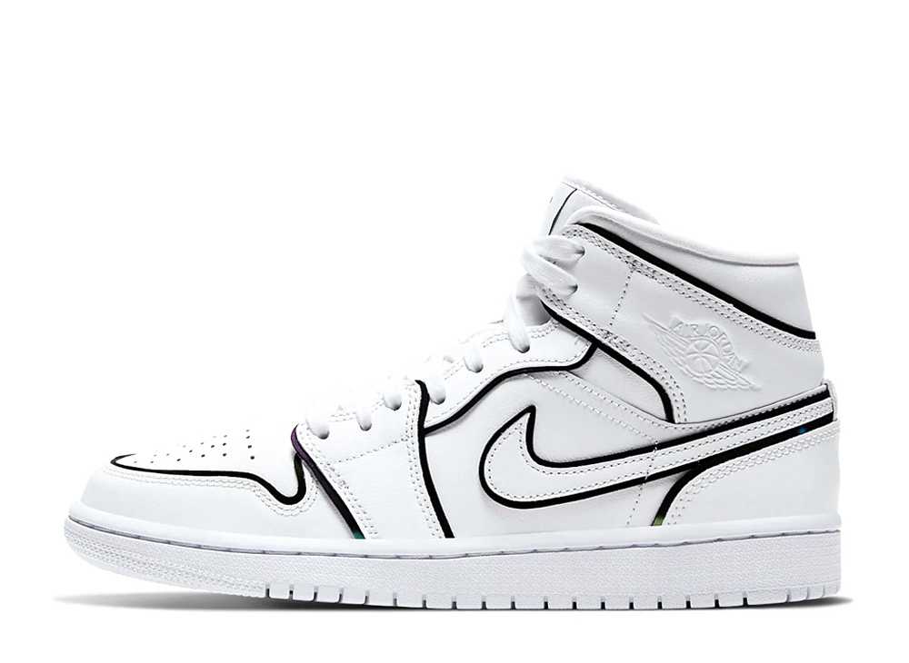 ナイキ エア ジョーダン 1 ミッド リフレクティブ Nike Air Jordan 1 Mid Iridescent Reflective Womens CK6587-100