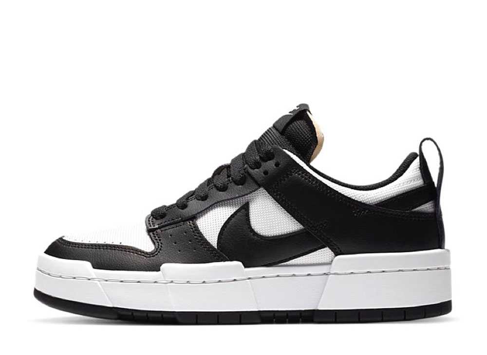 ナイキ ダンク ロー ディスラプト Nike Dunk Low Disrupt Black White Womens CK6654-102