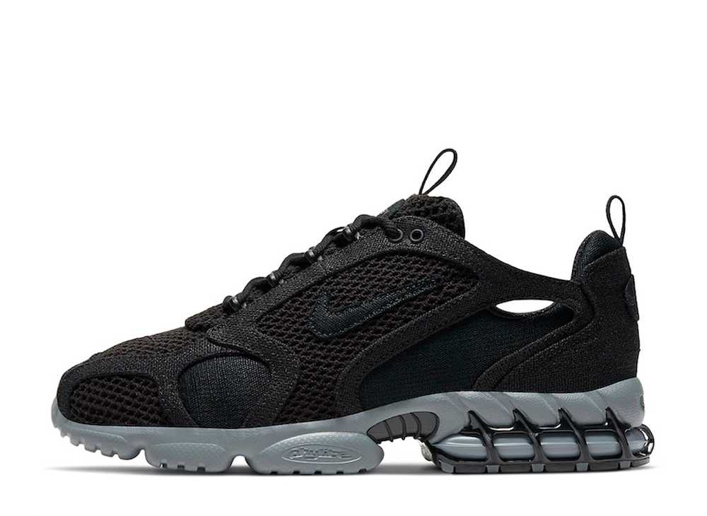 ステューシー×ナイキ エアズームスピリドン ケージ2ブラック Stussy x Nike Air Zoom CQ5486-001