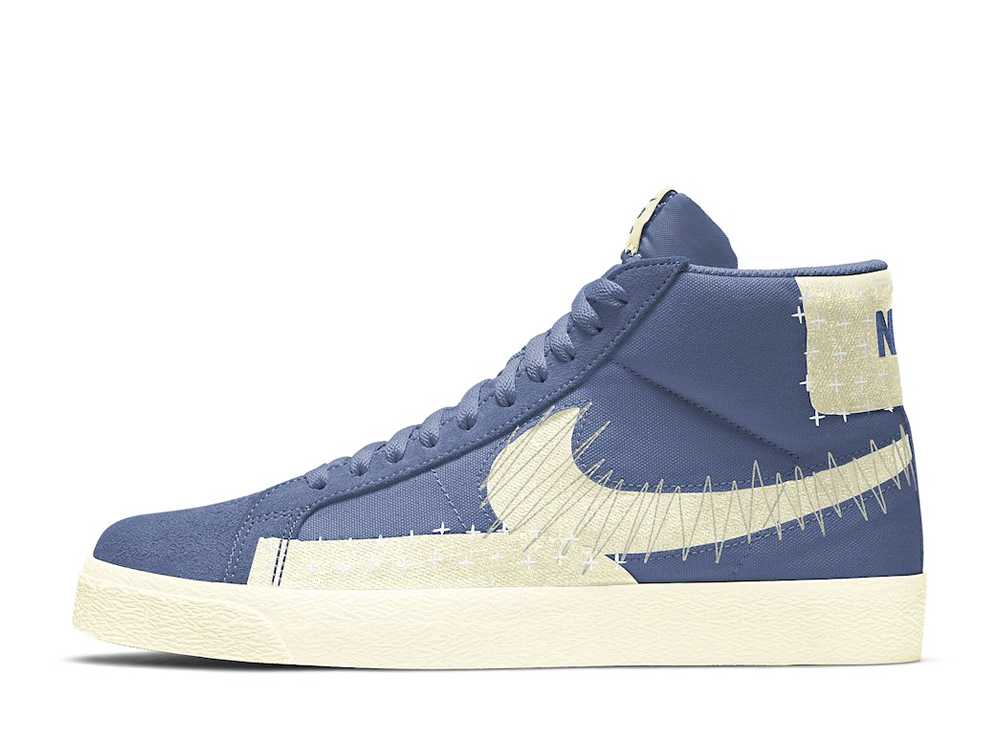 ナイキ SB ズーム ブレザー ミッド サシコ ネイビー「刺し子」 Nike SB Zoom Blazer Mid CT0715-400