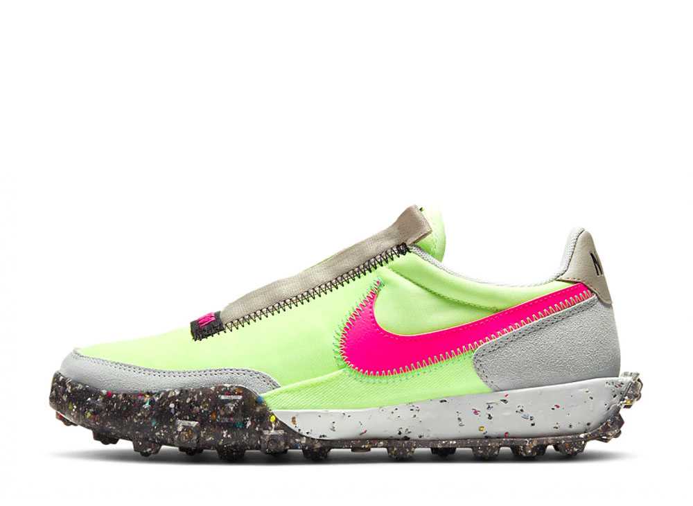 ナイキ ワッフル レーサー クレーター Nike Waffle Racer Crater Barely Volt Womens CT1983-700