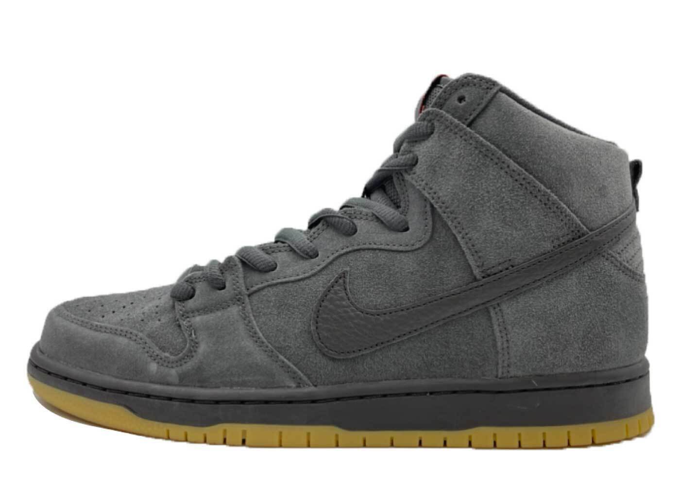 ナイキSB ダンク ハイ オレンジラベル ダークグレー Nike SB Dunk High Pro ISO Dark Smoke Grey CV1727-001