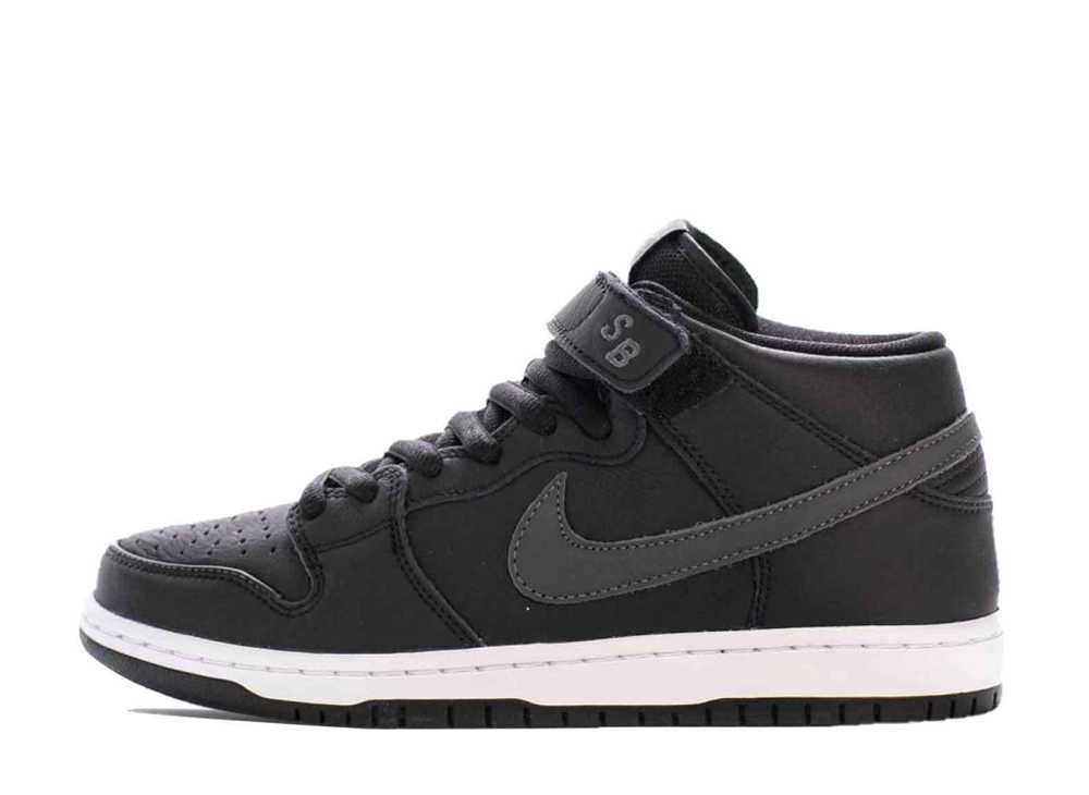 ナイキ SB ダンク ブラックレザー Nike SB Dunk Mid Pro Black Leather Collection CV4283-001