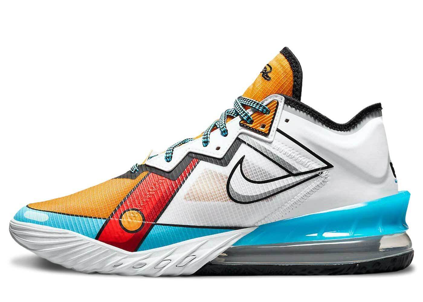 ナイキ レブロン 18 ロー カートゥーン アート Nike Lebron 18 Low Cartoon Art CV7562-104