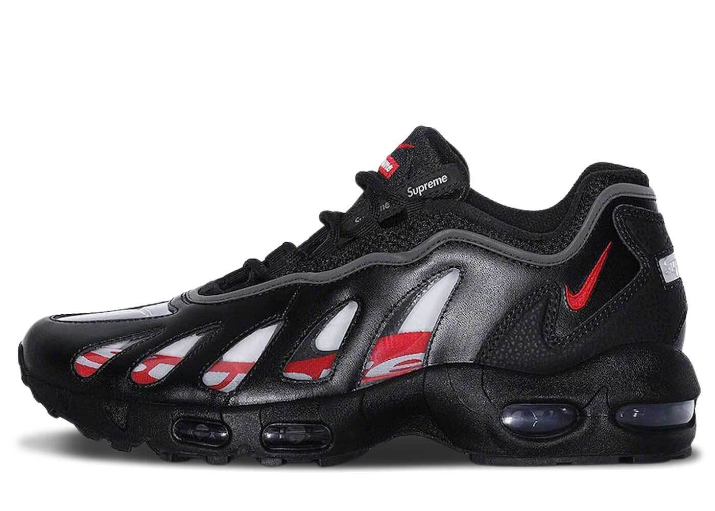 シュプリーム × ナイキエアマックス96ブラック Supreme × Nike Air Max 96 Black CV7652-002