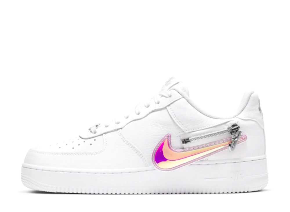 ナイキ エアフォース1 ホワイトジッパー Nike Air Force 1 &#39;07 White Zipper CW6558-100