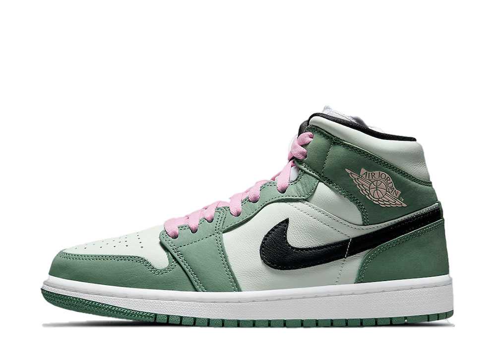 ナイキエアジョーダン1ミッドグリーンウィメンズ Nike Air Jordan 1 Mid Dutch Green Womens CZ0774-300