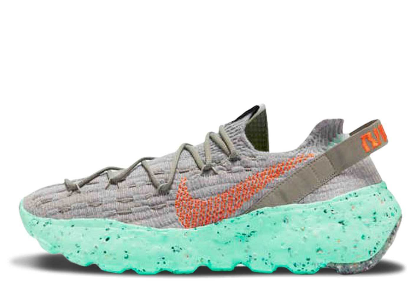 ナイキスペースヒッピー04グリーングローウィメンズ Nike Space Hippie 04 Grey Green Glow Womens CZ6398-020