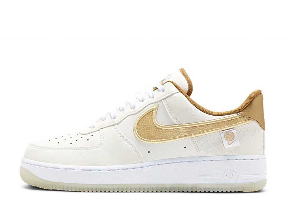 ナイキエアフォース1 カタカナ ホワイトゴールド Nike Air Force1 World wide Pack DA1343-170