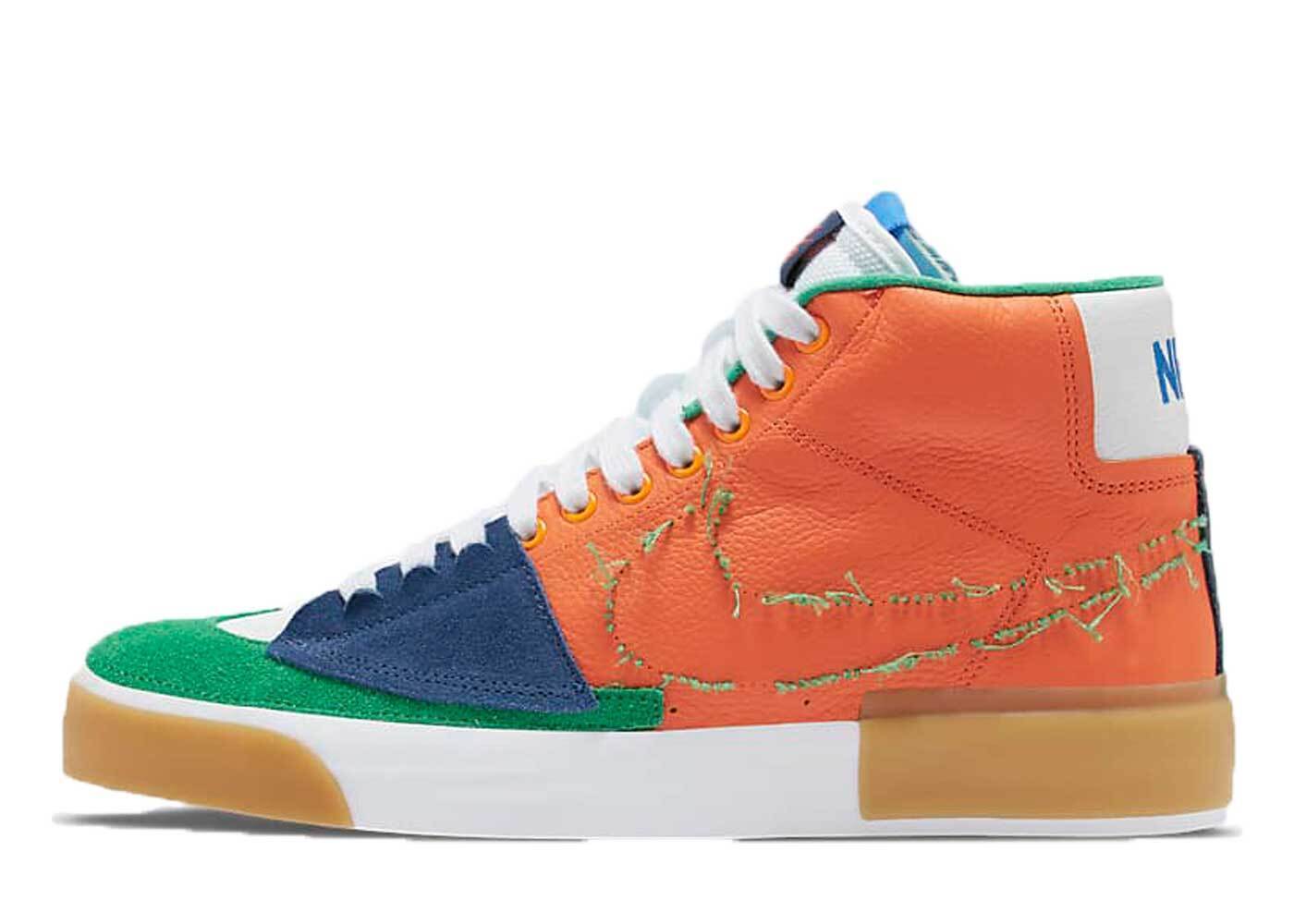 ナイキSB ブレーザー ミッド エッジ オレンジ Nike SB Zoom Blazer Mid Edge Safety Orange DA2189-800