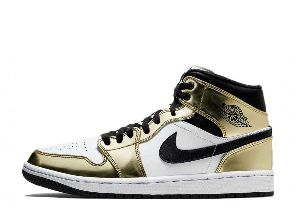 ナイキ エアジョーダン1 ミッド SE メタリックゴールド Nike Air Jordan 1 Mid SE Metallic Gold DC1419-700