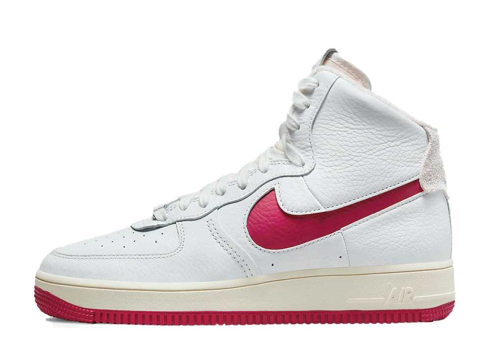 ナイキウィメンズエアフォース1ストラップレス Nike WMNS Air Force1 Strapress White/Red DC3590-100