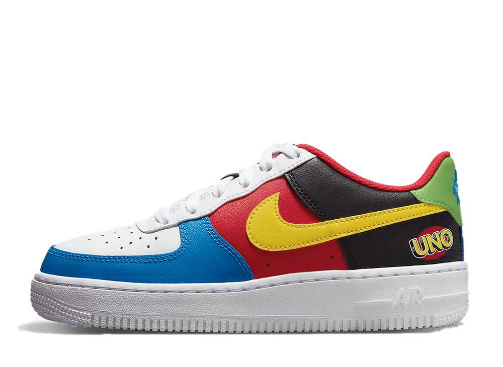 ウノ×ナイキ エアフォース1ロー ホワイト/イエローレッド UNO x Nike Air Force 1 Low White/Yellow/Red DC8887-100