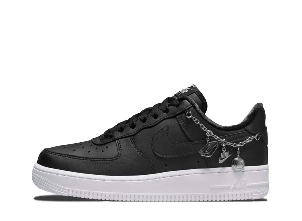 ナイキ ウィメンズエアフォース1ローブラックペンダント Nike WMNS Air Force 1 Low Black Pendats DD1525-001