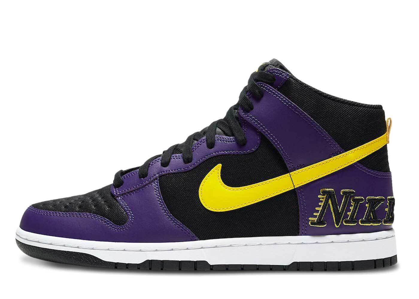 ナイキ ダンク ハイ EMB レイカーズ Nike Dunk High EMB Lakers DH0642-001