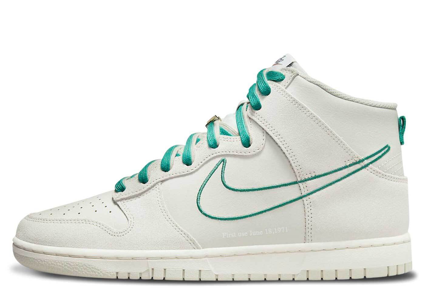 ナイキ ダンクハイファーストホワイトグリーン Nike Dunk High First Use White Green DH0960-001