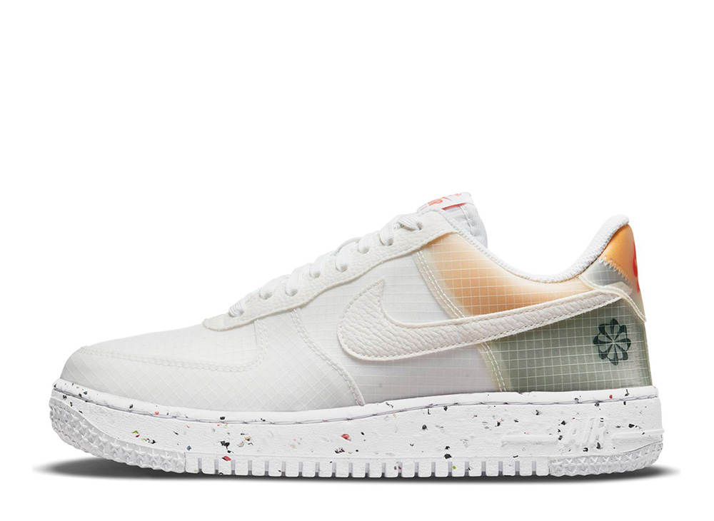 ナイキエアフォース1ロークレーターホワイト/オレンジ NIKE AIR FORCE 1 LOW CRATER WHITE/ORANGE DH2521-100