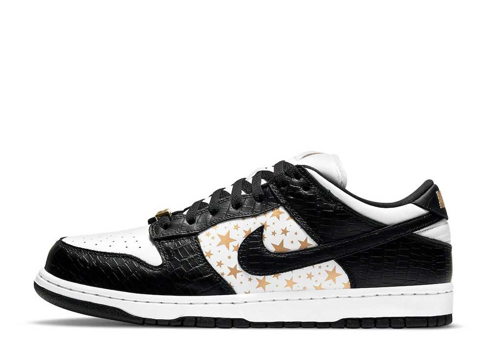 シュプリーム × ナイキ SB ダンク ロー ブラック スター Supreme × Nike SB Dunk Low Black Stars DH3228-102