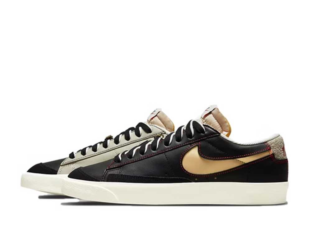 ナイキ ブレーザーロー 77 ブラック Nike Blazer Low77 Black Natural Removable Swoosh DH4370-001