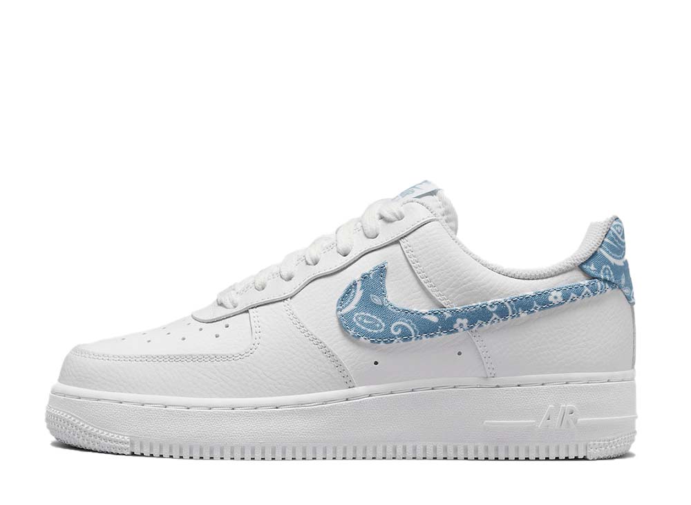 ナイキ ウィメンズ エアフォース1ロー07ペイズリー ブルー Nike WMNS Air Force 1 Low &#39;07 Essential Paisley Blue DH4406-100