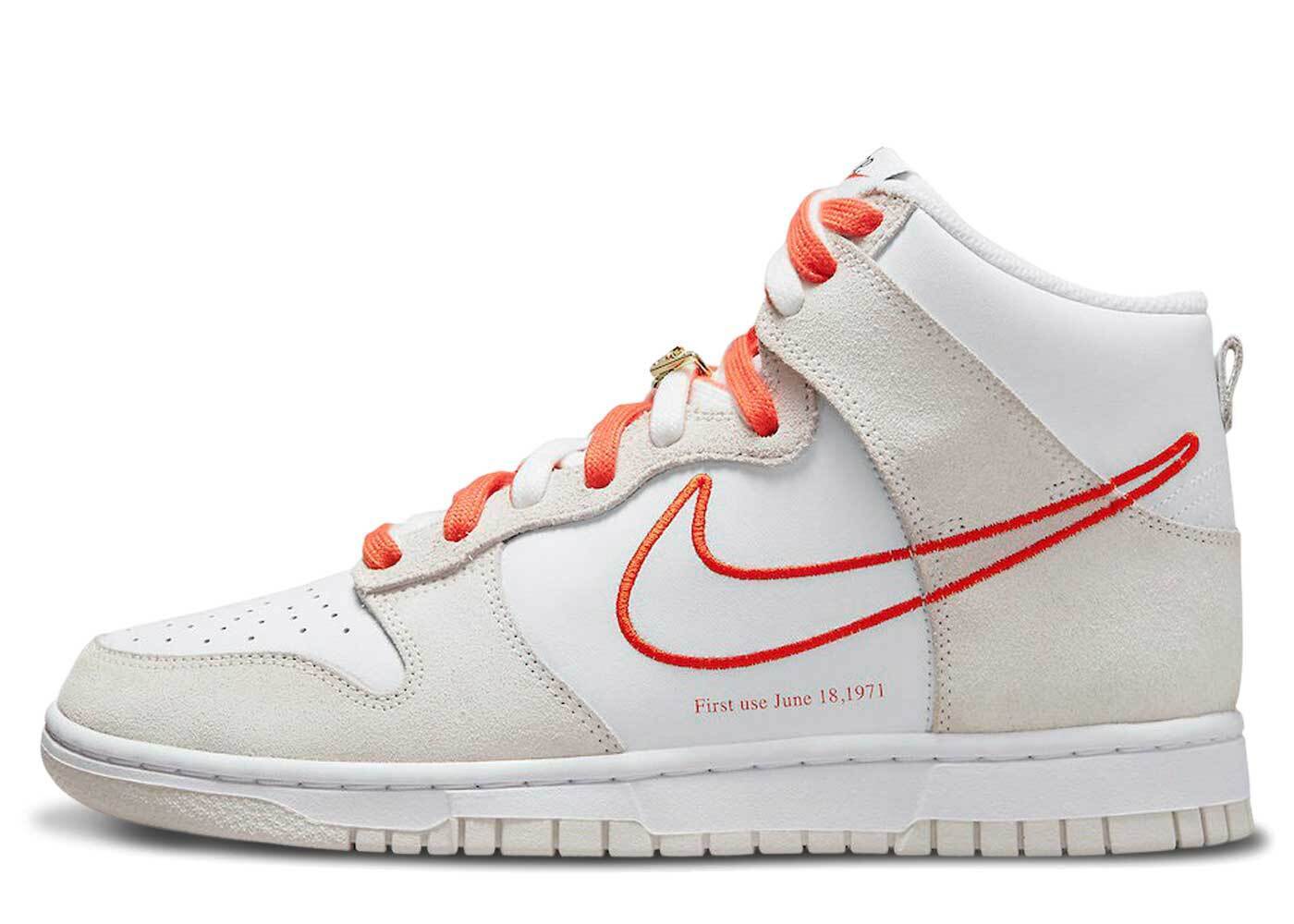 ナイキダンクハイファーストホワイトオレンジウィメンズ Nike Dunk High First Use White OrangeWomens DH6758-100