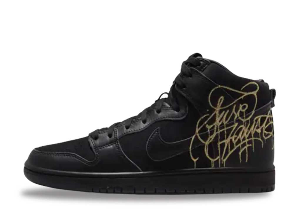 ファウスト×ナイキSB ダンク ハイ ブラック Faust×Nike SB Dunk High Black Gold DH7755-001