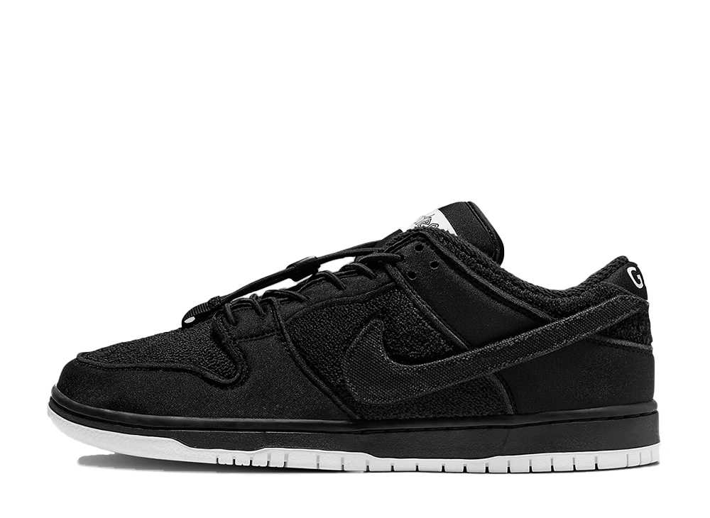 ナーハンターズ×ナイキ SB ダンク ロー ブラック Gnarhunters × Nike SB Dunk Low Black/White DH7756-010