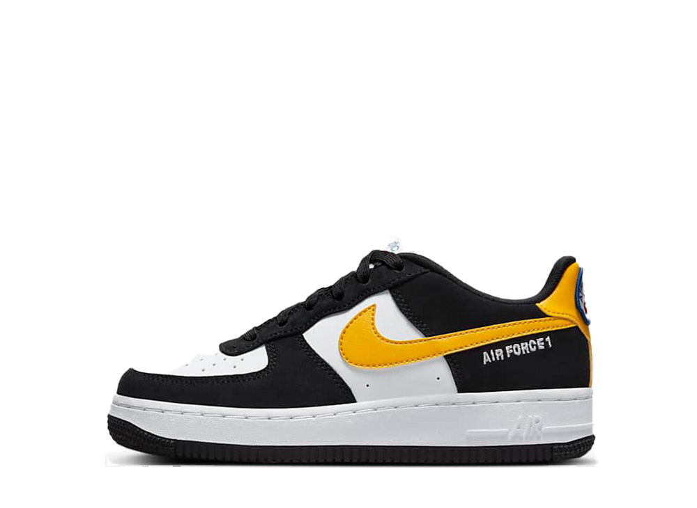 ナイキGSエアフォース1 07 LV8 アスレチッククラブ ブラック Nike GS Air Force1 07 LV8 Atheletic Club Black/Dark Sulfur DH9597-002